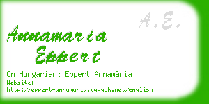 annamaria eppert business card