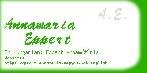 annamaria eppert business card